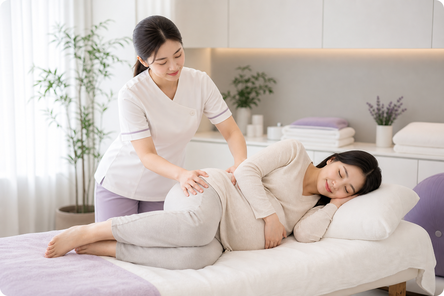 산모 마사지